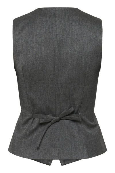 BrunildaIW Waistcoat Dark grey melange - 30111006 Thumbnail