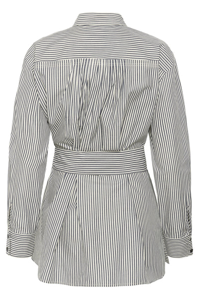 NataljaIW Shirt Black Stripe - 30111016 Thumbnail