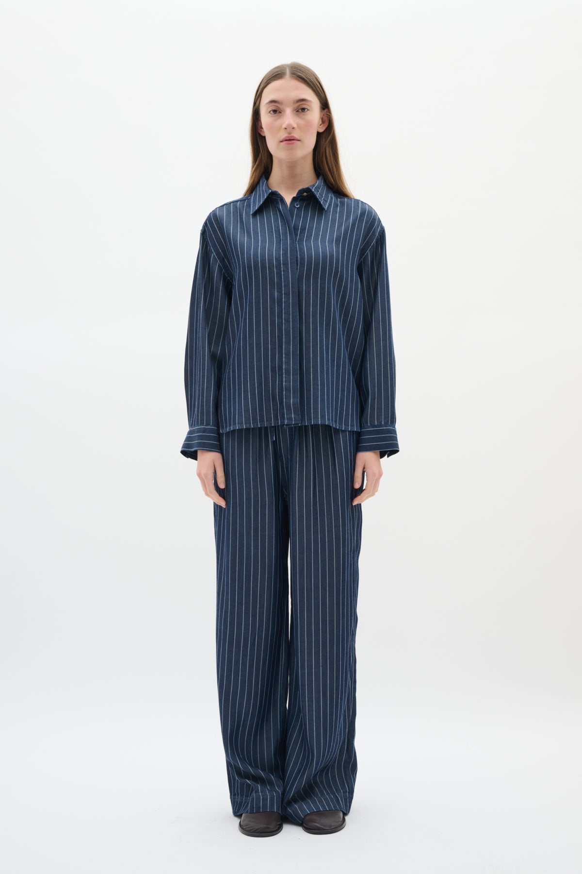NadieIW Shirt Dark Blue Denim