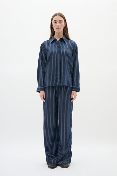 NadieIW Shirt Dark Blue Denim Thumbnail