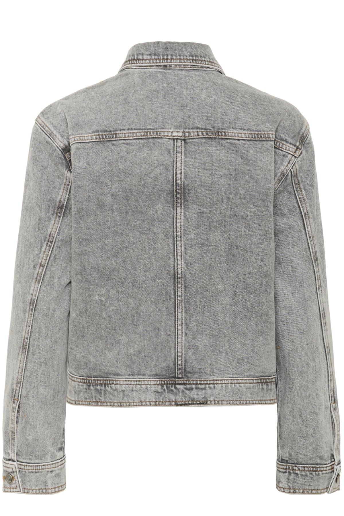 NanasIW Waistcoat Lgt.Grey Wash Denim - 30111073