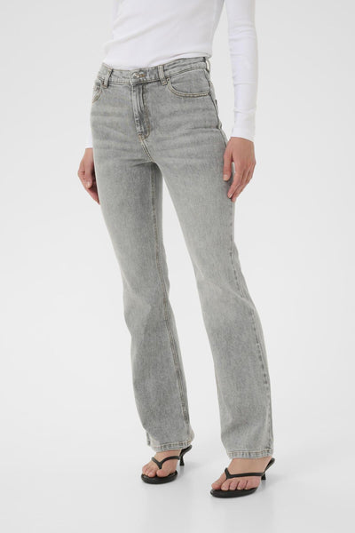NanasIW Bootcut Jeans Lgt.Grey Wash Denim - 30111077 Thumbnail