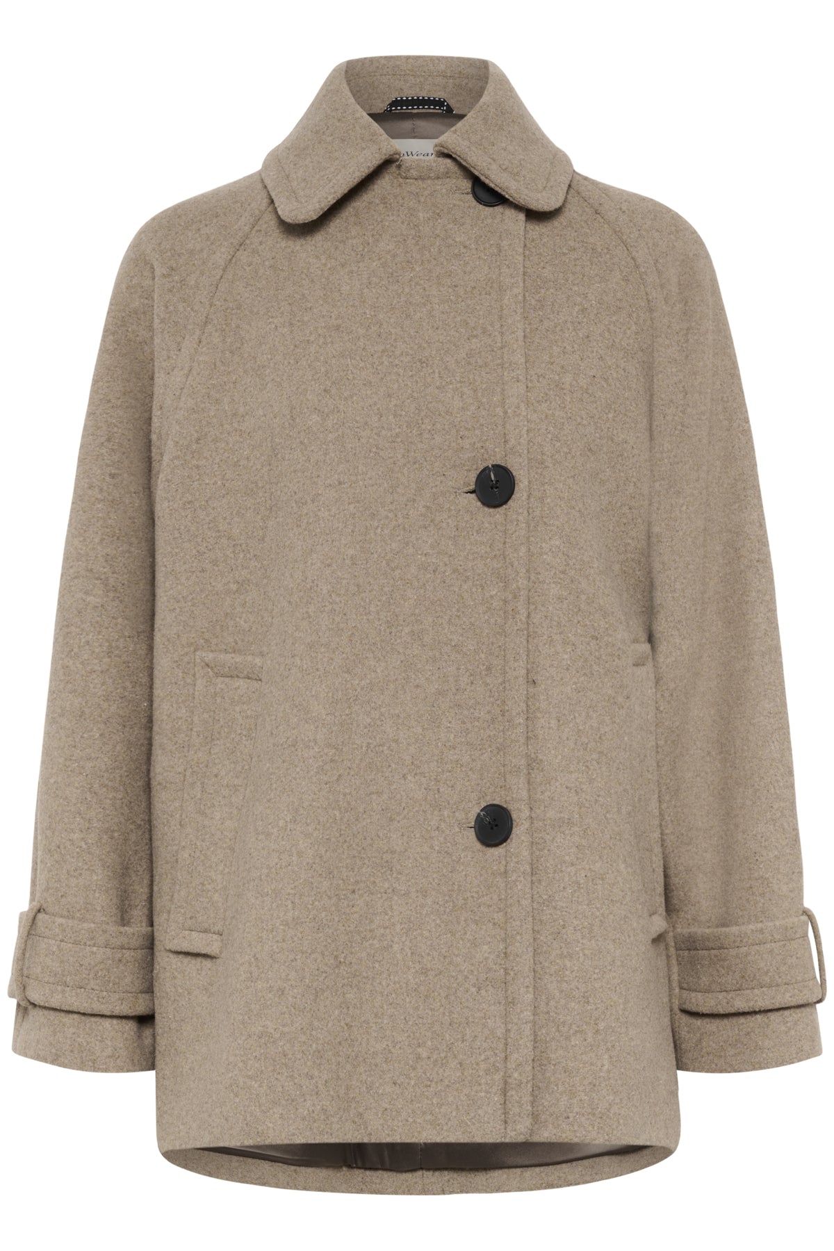ThoraIW Minona Coat R Sandy Grey Melange - 30111082