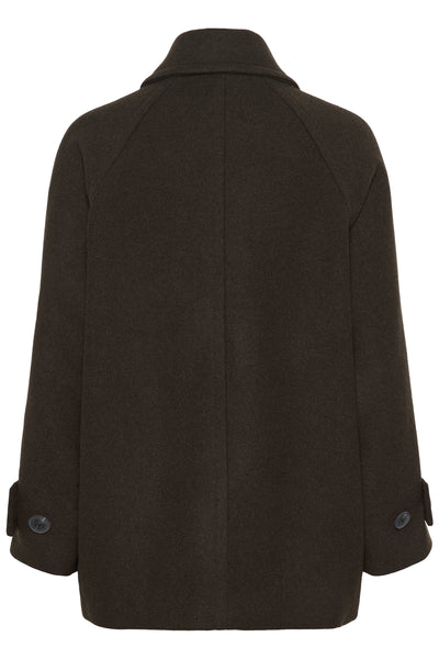 ThoraIW Minona Coat R Chocolate Brown - 30111082 Thumbnail