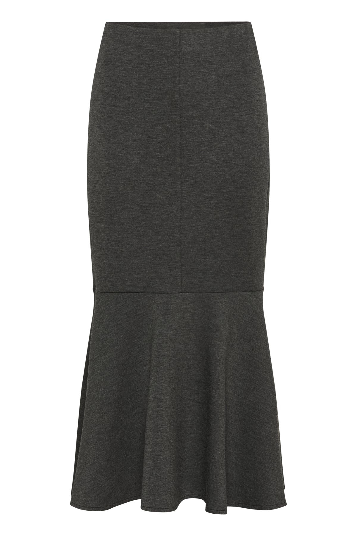 GidaIW Melange Vincent Skirt Dark grey melange - 30111105