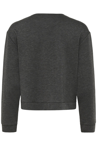 GidaIW Melange Vincent Jacket Dark grey melange - 30111106 Thumbnail