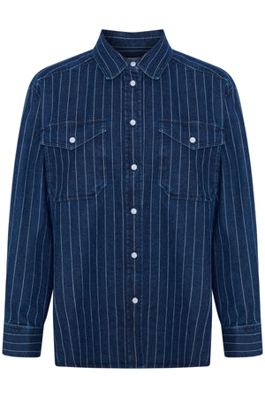 CollettePW SH Stripe Dark Denim - 30308571