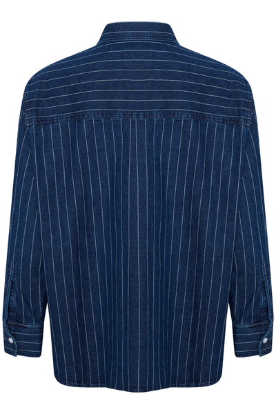 CollettePW SH Stripe Dark Denim - 30308571 Thumbnail