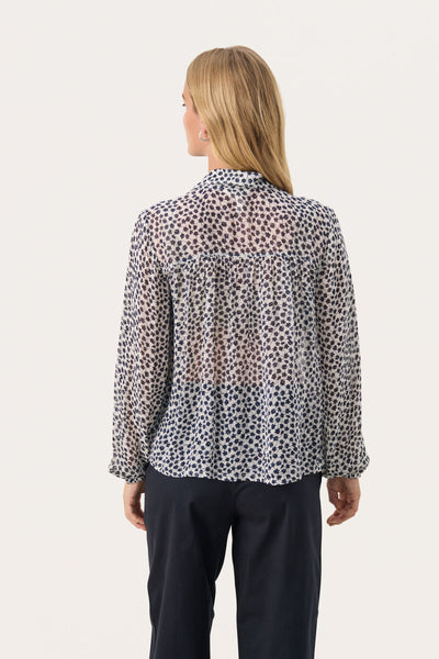 NicholinaPW BL Navy Mini Grid Flower - 30309358 Thumbnail