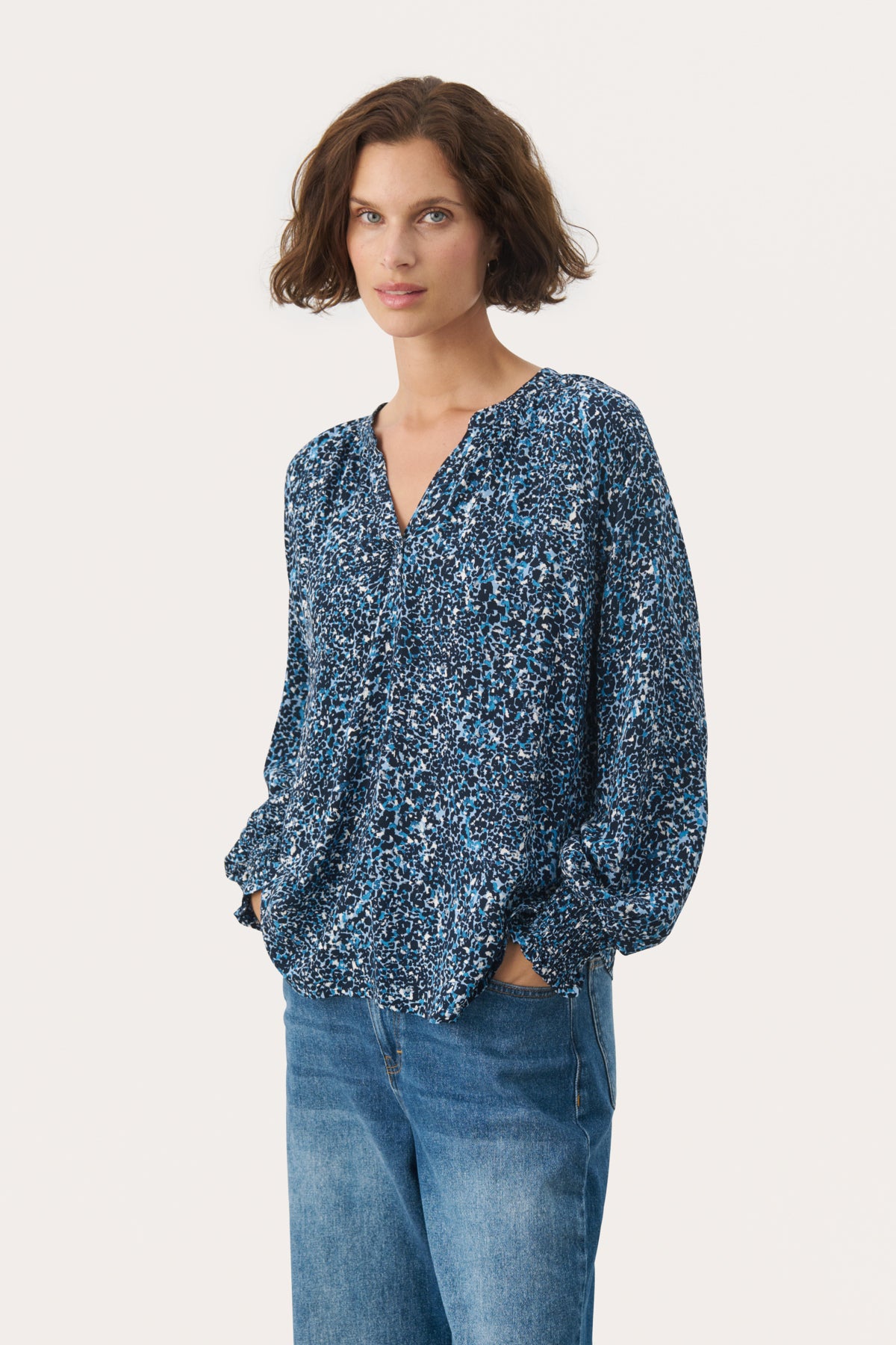 TenniePW BL Soft Chambray Scatter Print - 30309550