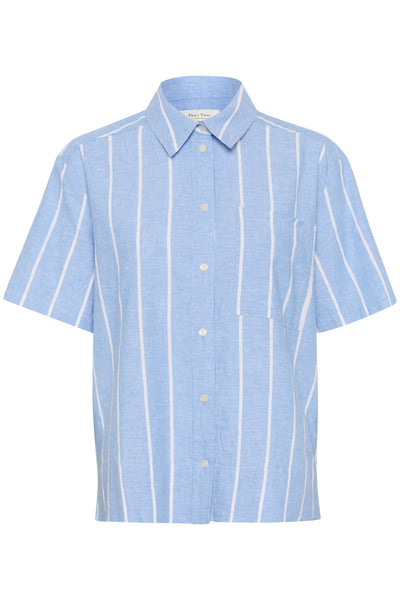 ReneePW SH Marina Blue and White Stripe - 30309613 Thumbnail