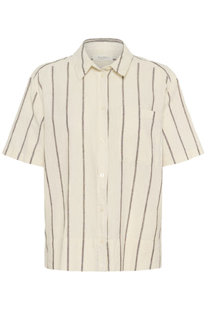 ReneePW SH Eggnog and Brown Stripe - 30309613