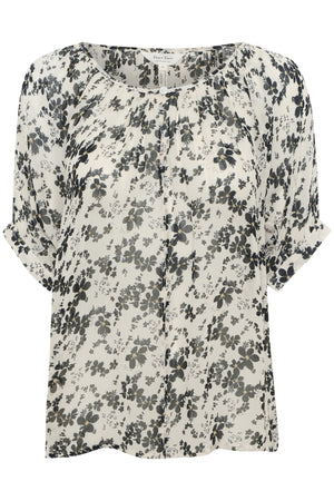 RosannaPW BL Black Contrast Flower Print - 30309620