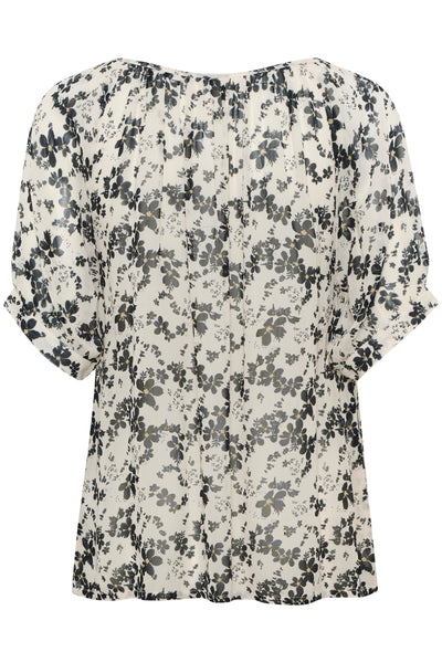 RosannaPW BL Black Contrast Flower Print - 30309620 Thumbnail