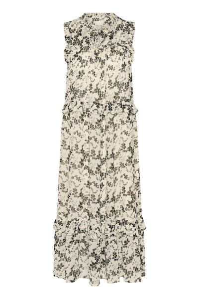 RiyanaPW DR Black Contrast Flower Print - 30309622 Thumbnail