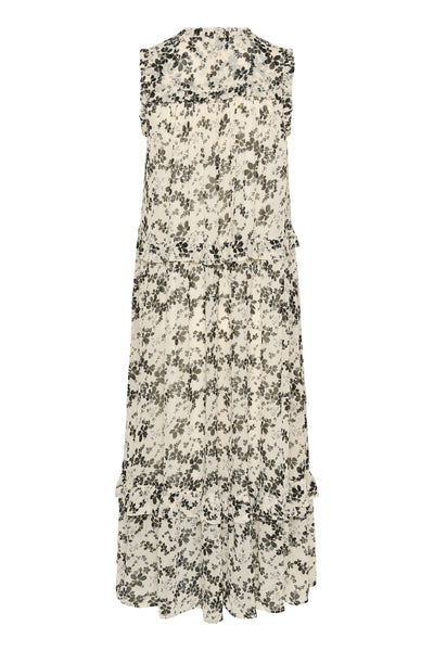 RiyanaPW DR Black Contrast Flower Print - 30309622 Thumbnail