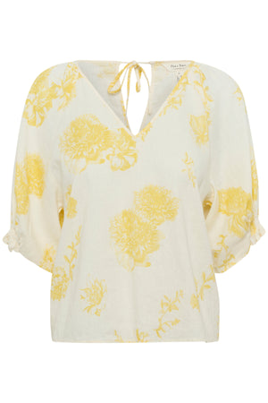 RosalynPW BL Yellow Stunning Flower Print