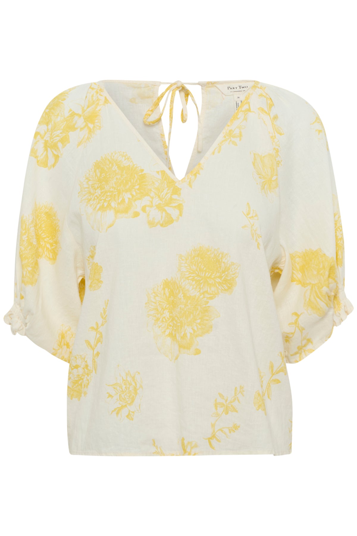 RosalynPW BL Yellow Stunning Flower Print