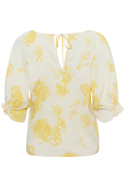 RosalynPW BL Yellow Stunning Flower Print Thumbnail