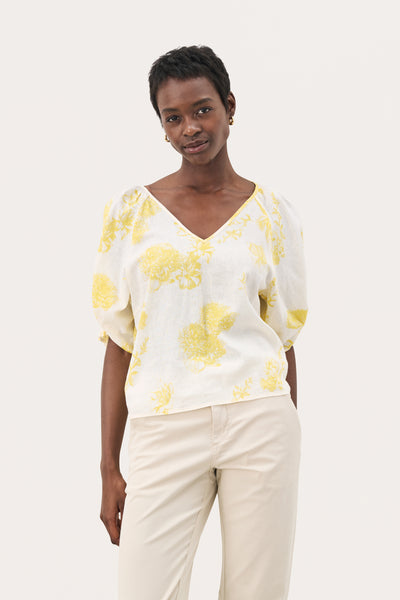 RosalynPW BL Yellow Stunning Flower Print Thumbnail