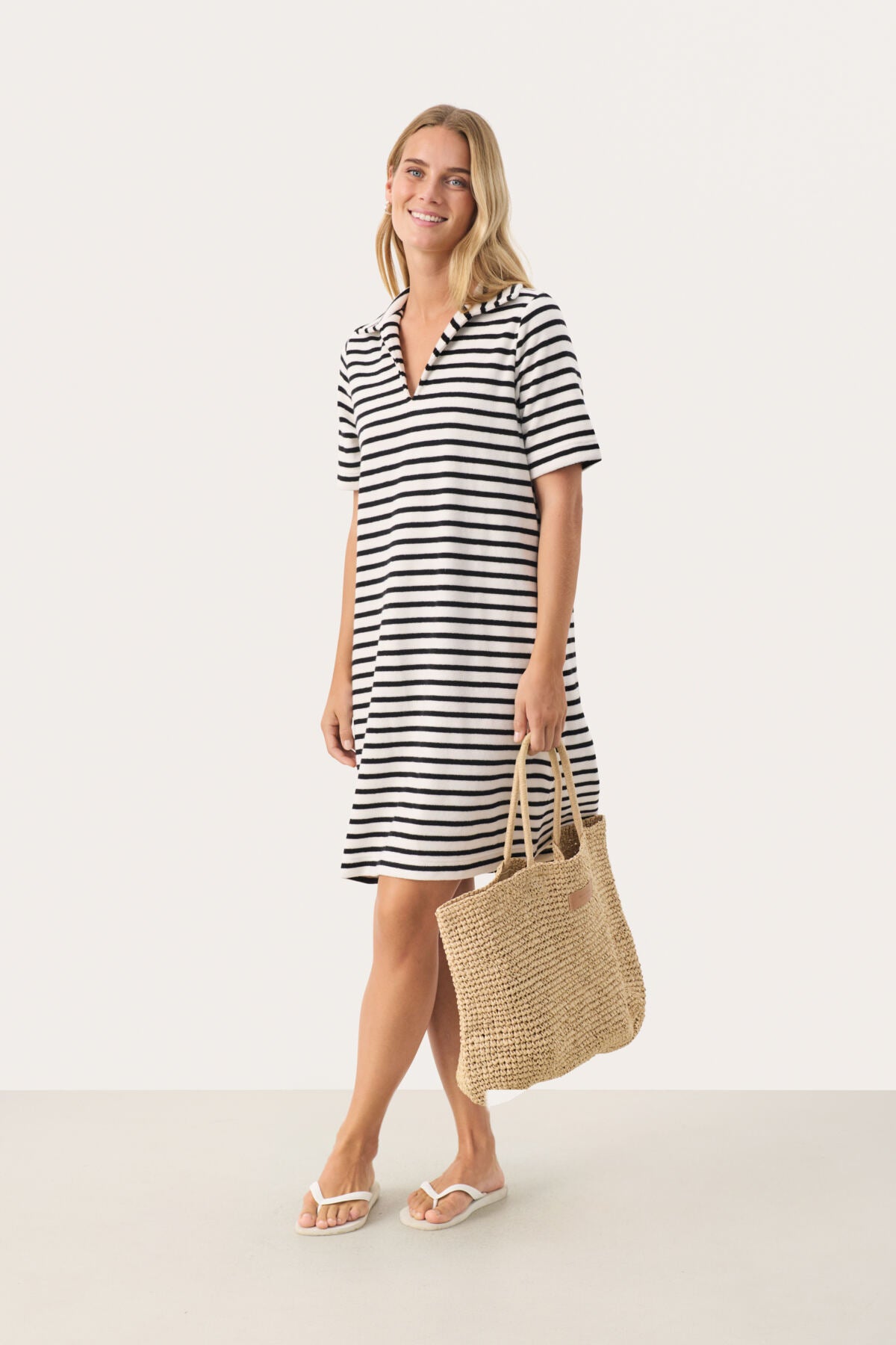 RosittaPW DR Black and Eggnog Stripe - 30309676