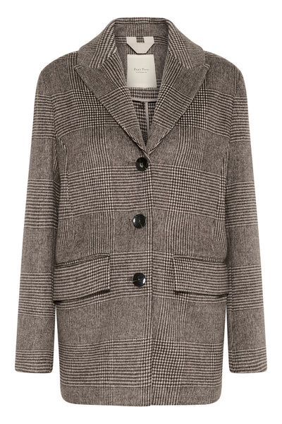 SelinePW OTW Brown check - 30309748 Thumbnail