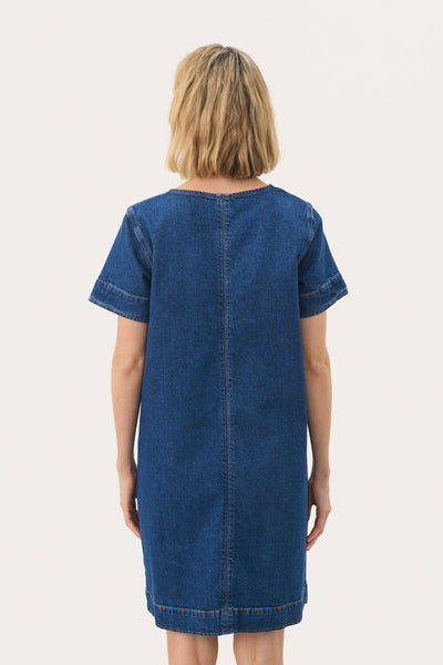 TaniaPW DR Medium Dark Blue Denim - 30309801 Thumbnail
