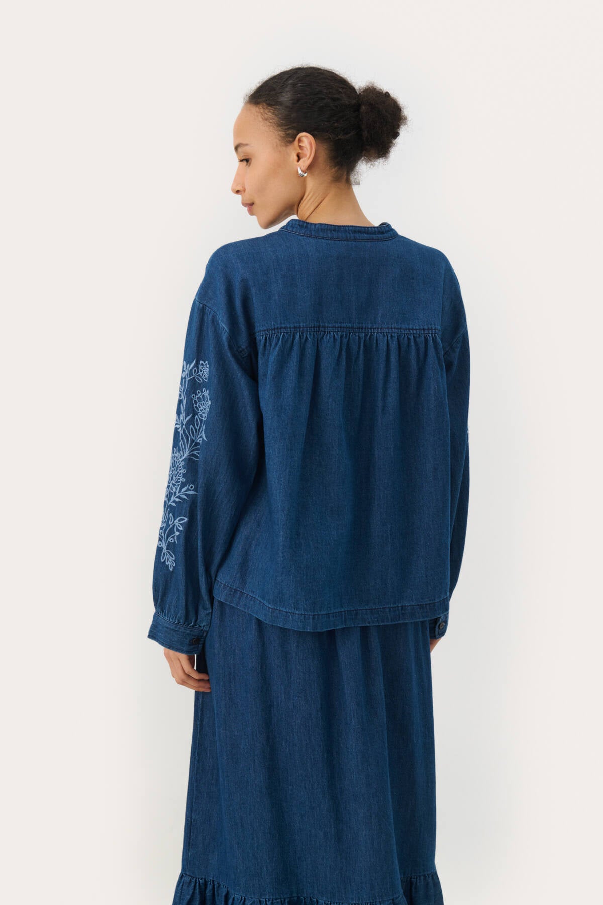 TerkaPW BL Medium Blue Denim Embroidery - 30309804