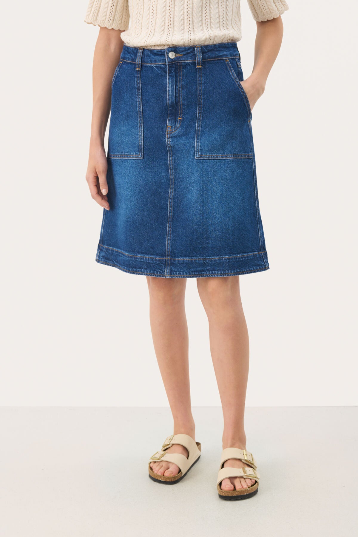 TammiePW SK Medium Dark Blue Denim - 30309808