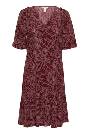 TippiPW DR Tawny Port Dot Print - 30309822