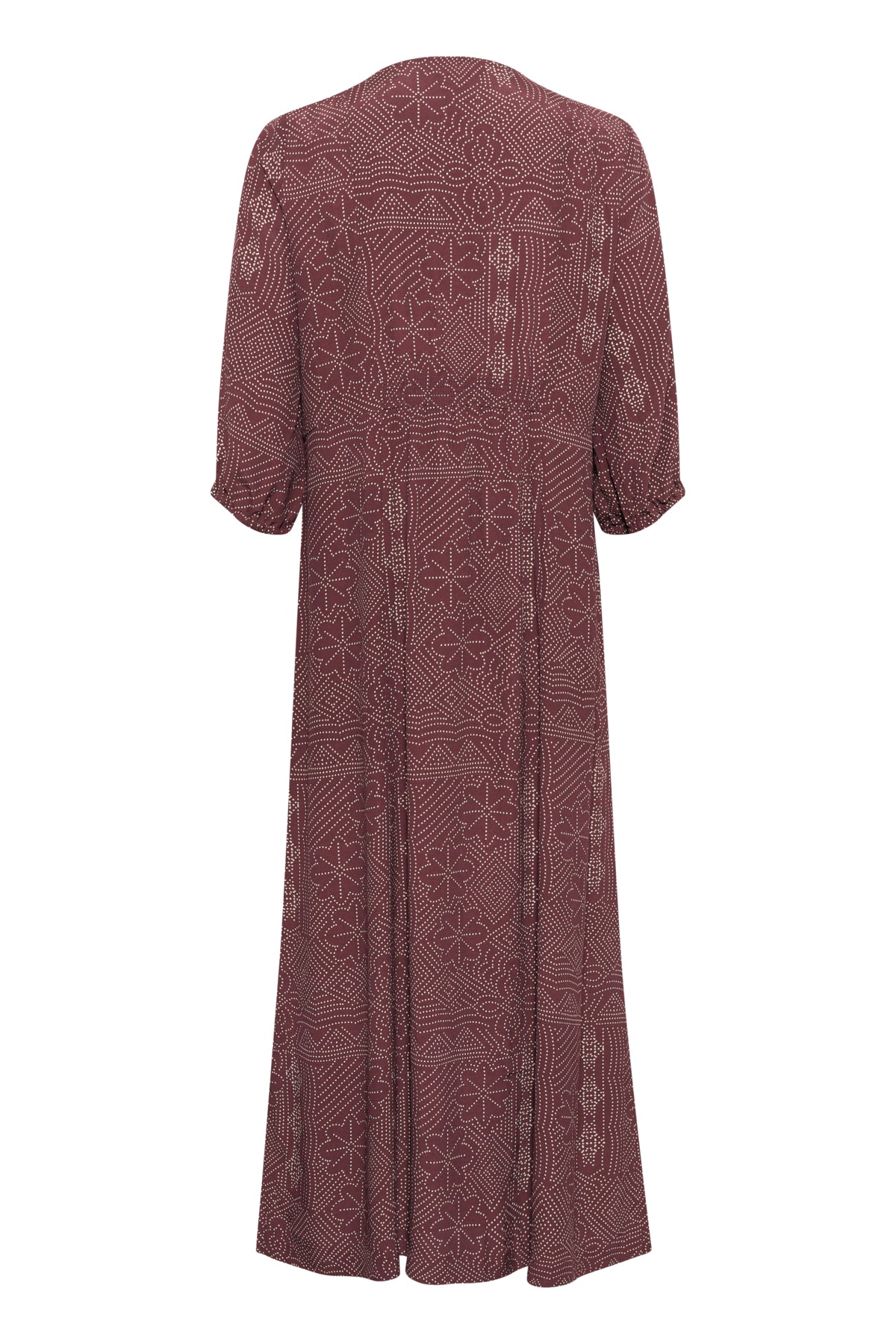 TittaPW DR Tawny Port Dot Print - 30309823