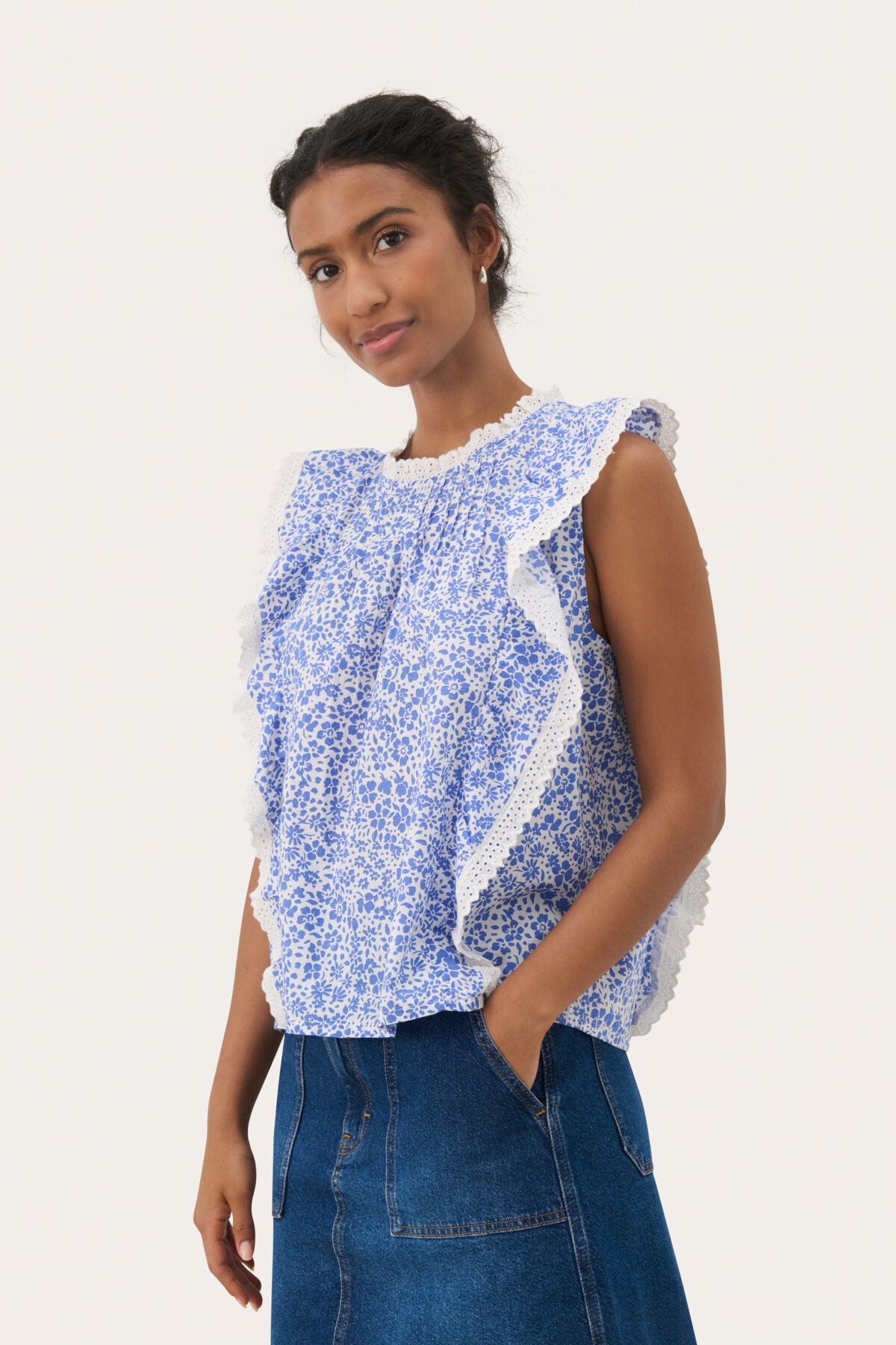 TheanaPW TO Amparo Blue Mini Flower - 30309834