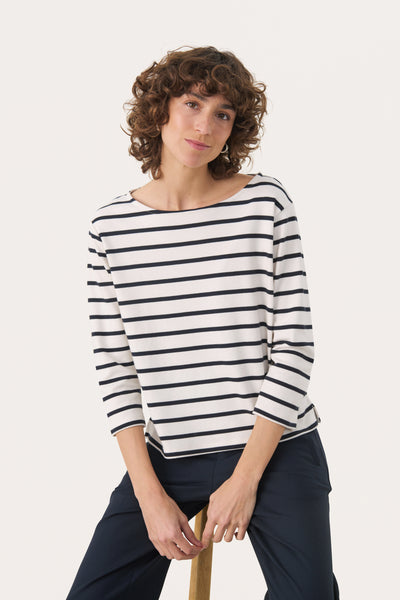 NelaPW TS Dark Navy Stripe - 30309864 Thumbnail