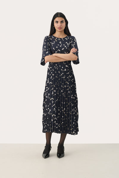 SarafinaPW DR Navy Foil Print - 30309904 Thumbnail