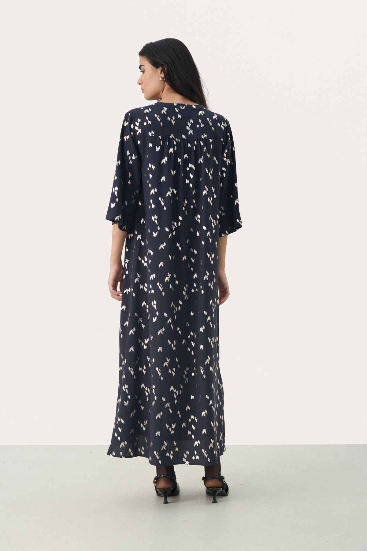 BeritPW DR Navy Foil Print - 30309906