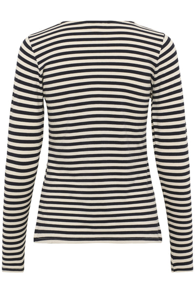 NemajasPW TS Whitecap Gray/ Dark Navy Str. - 30309911 Thumbnail