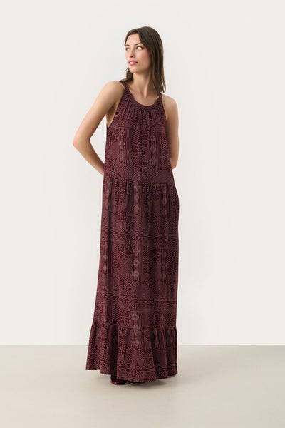 TheonaPW DR Tawny Port Dot Print - 30309914 Thumbnail