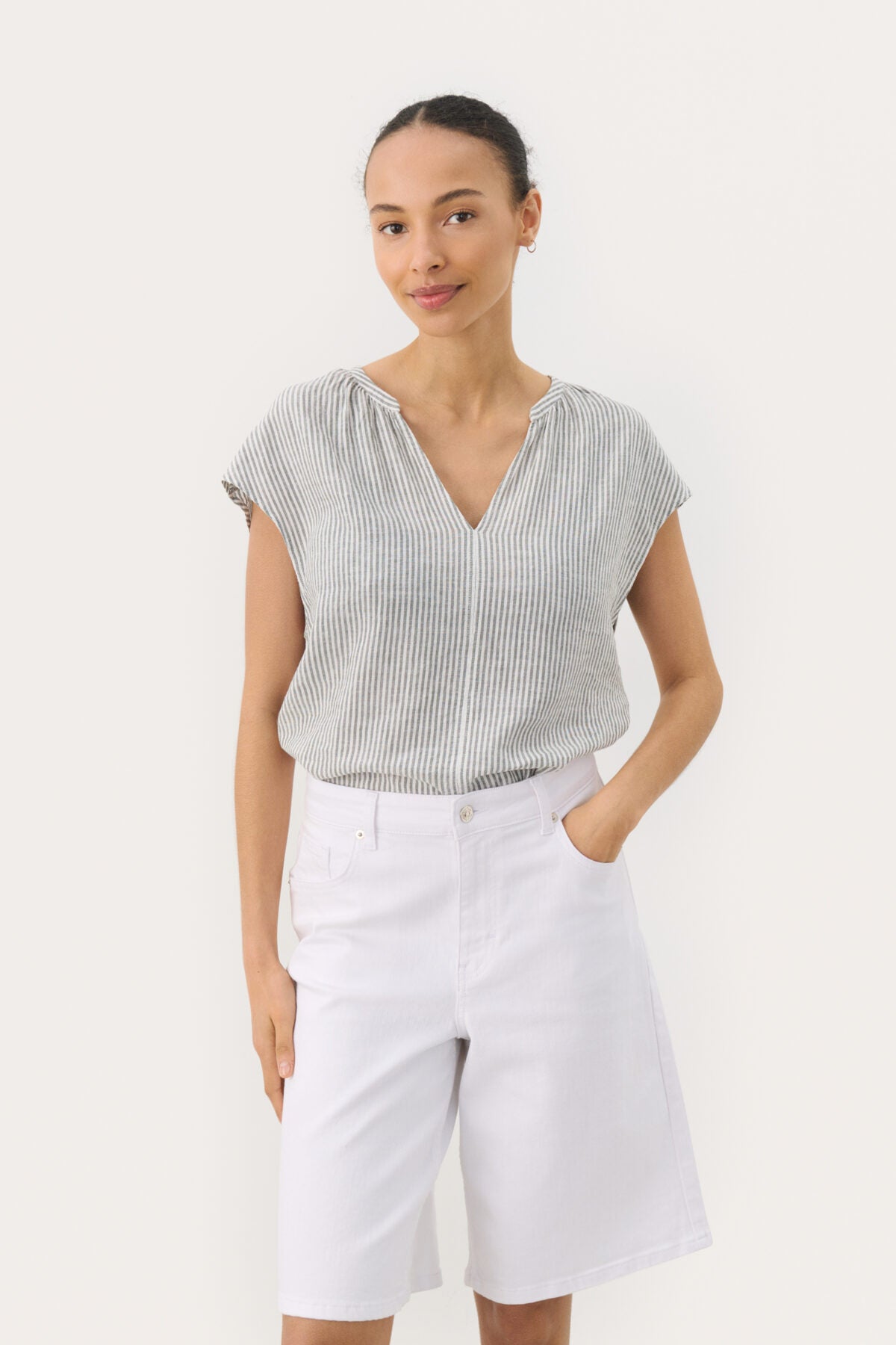 ReynaPW BL Agave Green Stripe - 30309927
