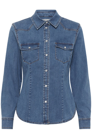 SanillaPW SH Medium Blue Denim - 30309965