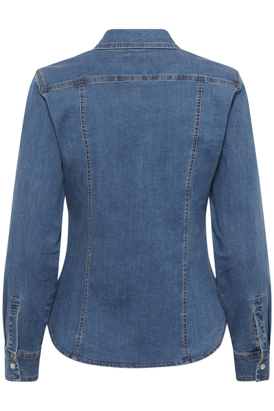 SanillaPW SH Medium Blue Denim - 30309965 Thumbnail
