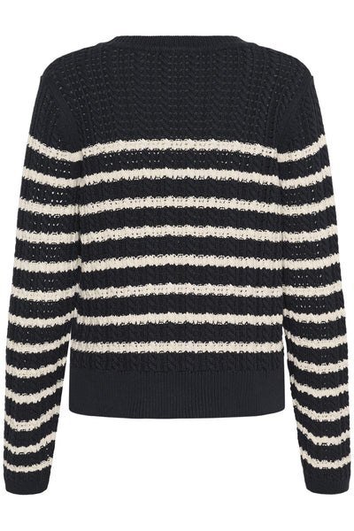 SeleniaPW PU Dark Navy/Whitecap Gray Stripe - 30309982 Thumbnail