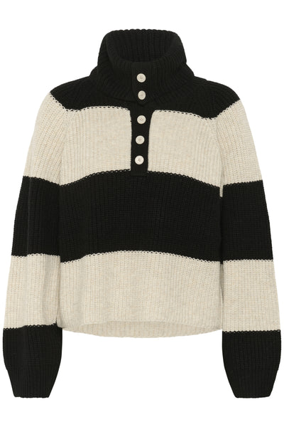 SimraPW PU French Oak/ Black Block Stripe - 30310027 Thumbnail