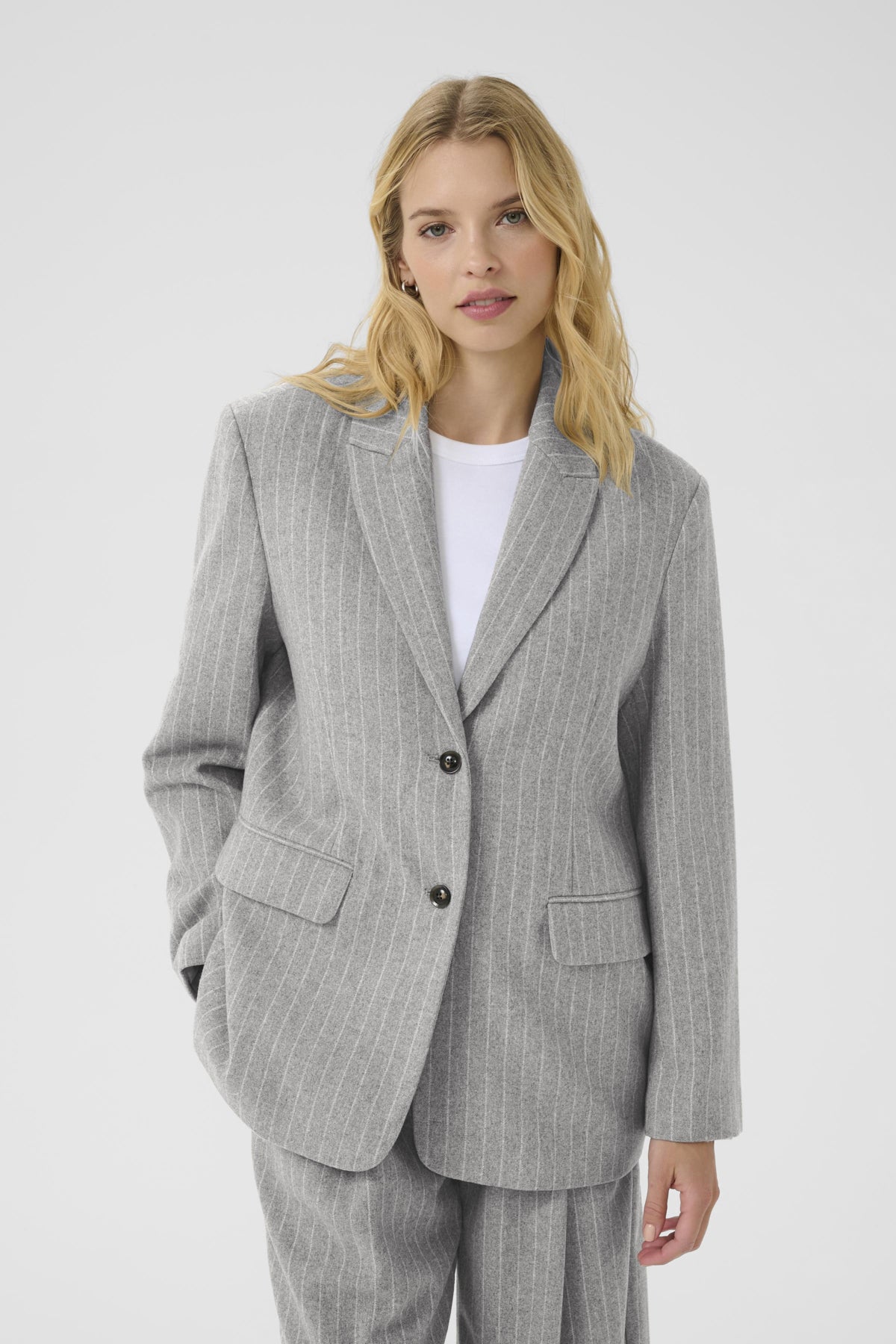 SomayaPW BZ Medium Grey Pinstripe - 30310042