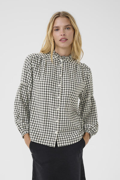 SamillaPW SH Dark Navy Mini Check - 30310087 Thumbnail