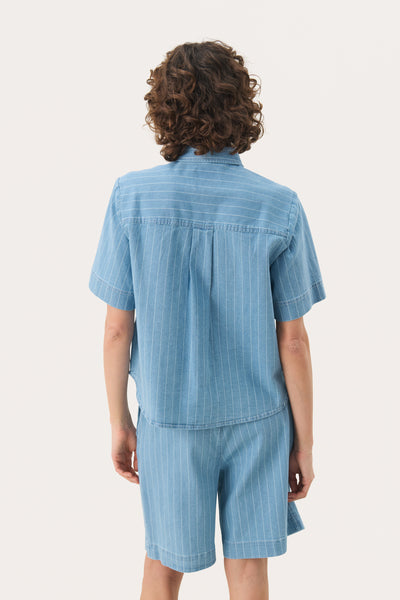 NiclaPW SH Stripe Light Denim - 30310103 Thumbnail