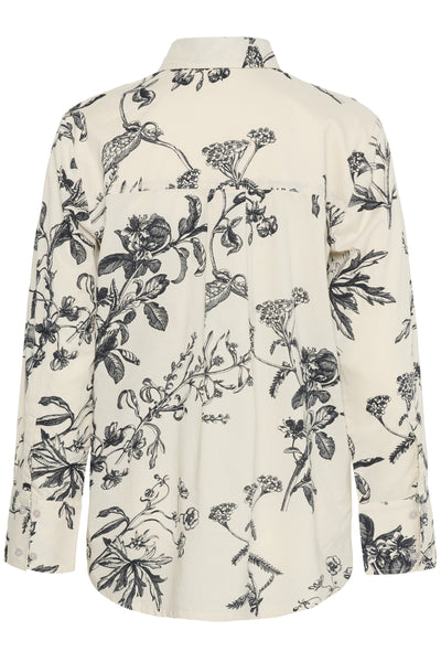 SvejaPW BL Dark Navy Botanical Print - 30310113 Thumbnail