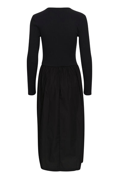 SLSimone Phoebe Dress LS Black Thumbnail