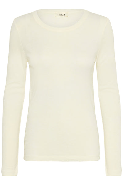 SLFauna Crew Neck Tee Whisper White - 30407902 Thumbnail