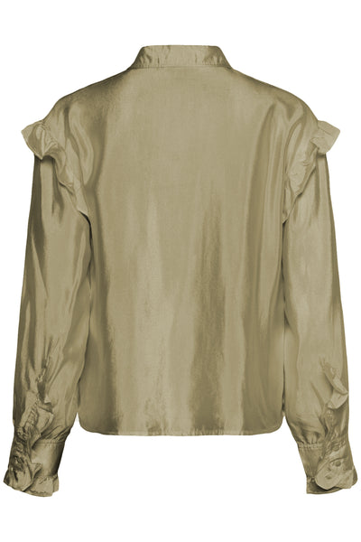 SLKarolina Shirt LS Covert Green - 30407948 Thumbnail