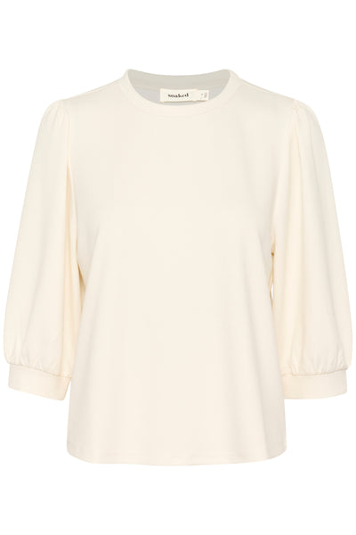 SLIeste Sweatshirt 3/4 Whisper White - 30408079 Thumbnail